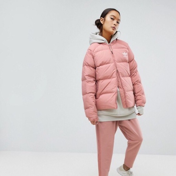 Adidas originals raw pink superstar down jacket - Picture 5 of 5